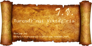 Turcsányi Viktória névjegykártya