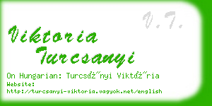 viktoria turcsanyi business card